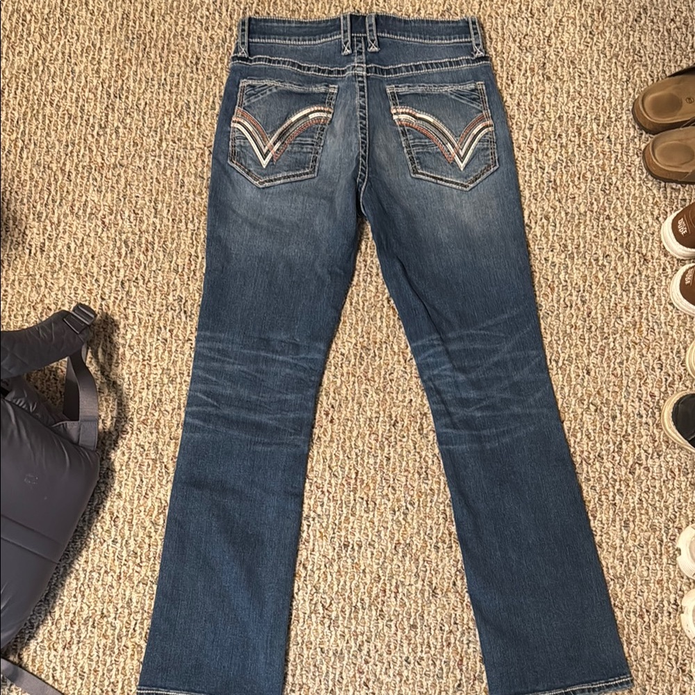 Buckle Black Boot Cut Men’s Jeans like new